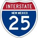 Interstate 25 in New Mexico