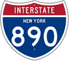 Interstate 890 in New York