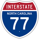 Interstate 77 in North Carolina