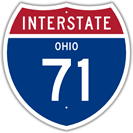 Interstate 71 in Ohio
