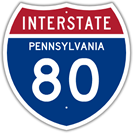 Interstate 80 in Pennsylvania