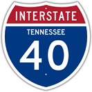 Interstate 40 in Tennessee
