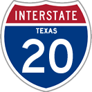 Interstate 20 in Texas