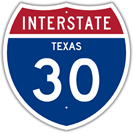 Interstate 30 in Texas