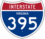 Interstate 395 in Virginia