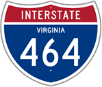 Interstate 464 in Virginia