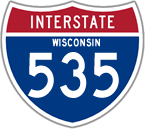 Interstate 535 in Wisconsin