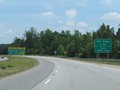 Approaching the first toll plaza 1/2 mile ahead, Palmetto Pass account holders are reminded to keep left while cash customers should keep right. (Photo taken 5/27/17).